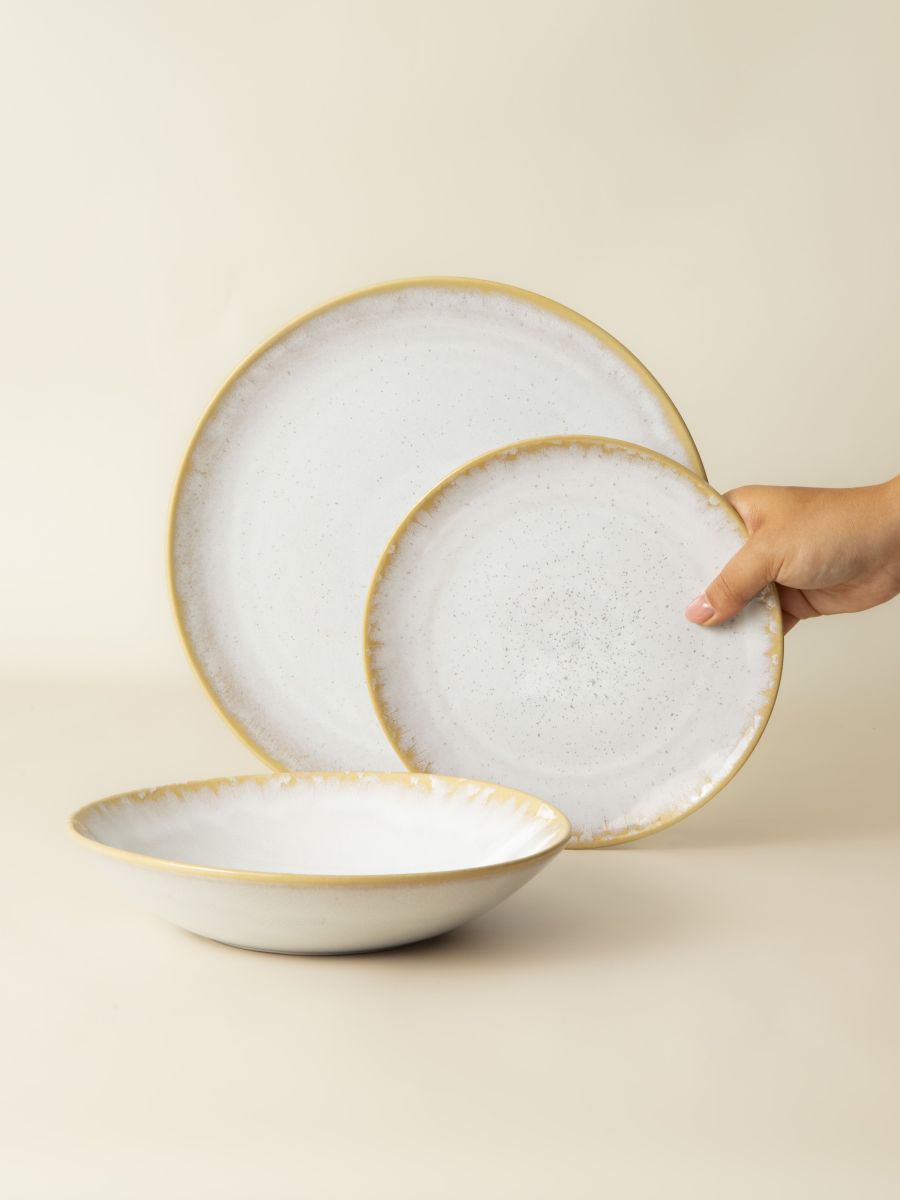 Ensemble 12 pièces avec assiette à pâtes  - Amazonia