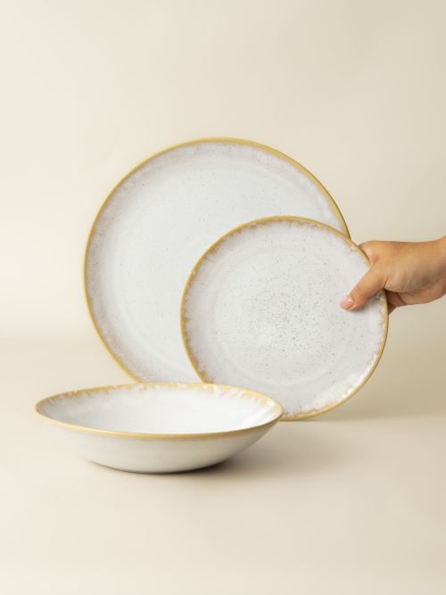 Set de 12 piezas con plato para pasta  - Amazonia