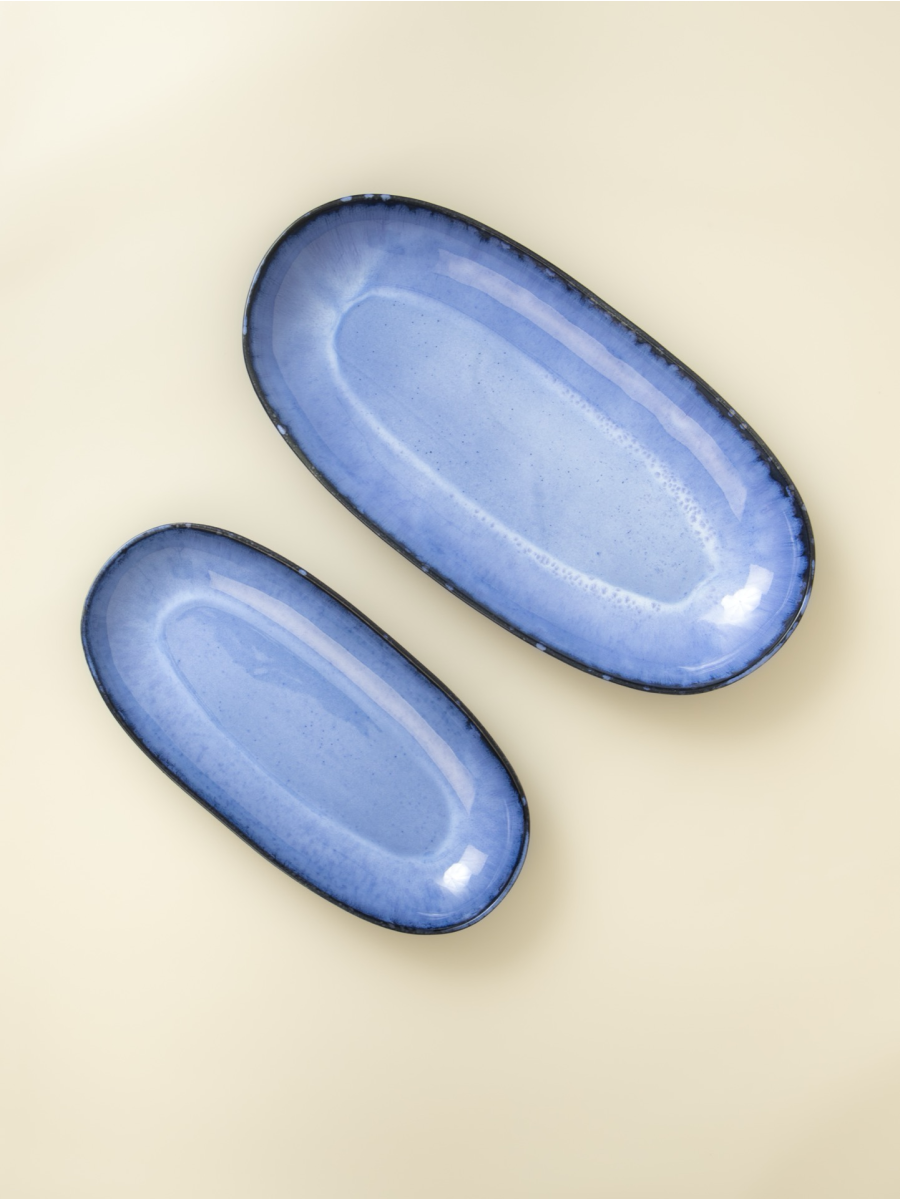 Plat ovale (2 tailles) - Lot de 2 - Amazonia
