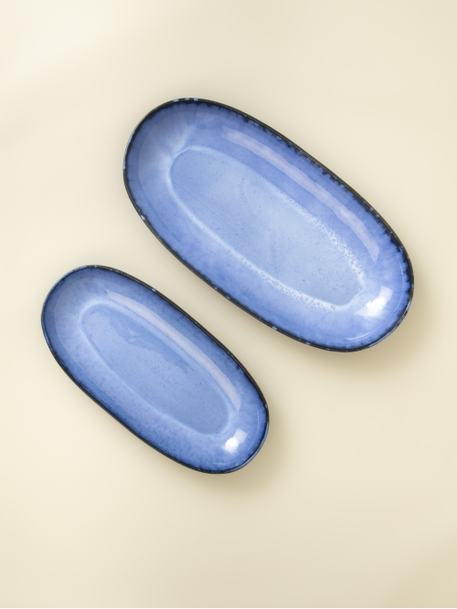 Plat ovale (2 tailles) - Lot de 2 - Amazonia
