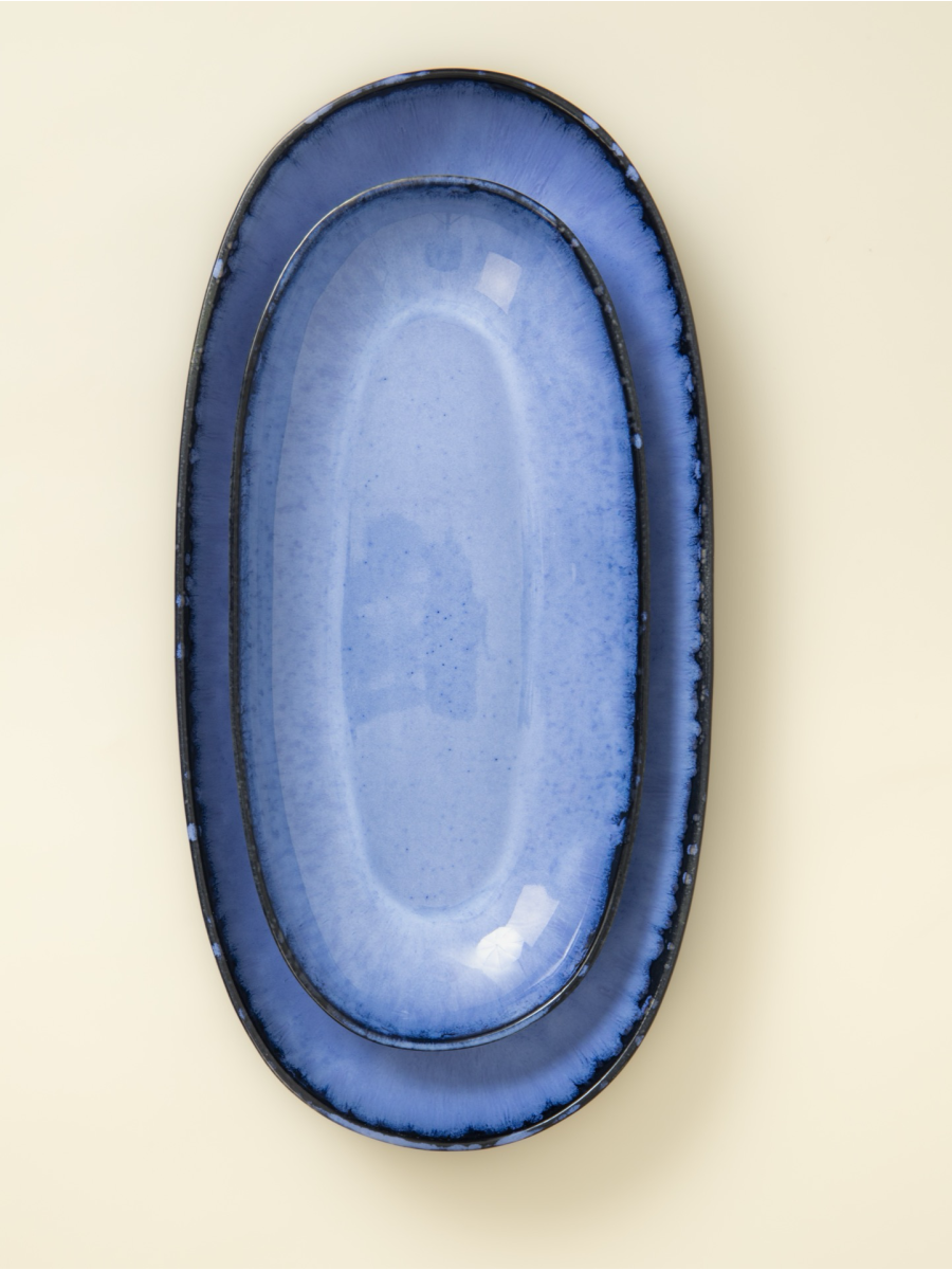 Plat ovale (2 tailles) - Lot de 2 - Amazonia