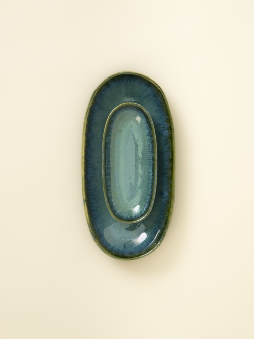 Plat ovale (2 tailles) - lot de 8 - Amazonia