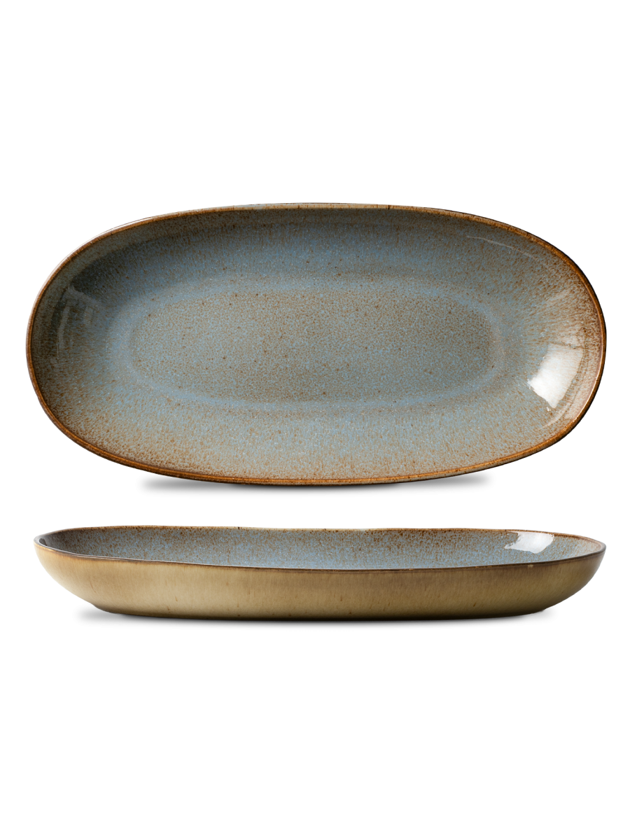 Small Oval platter  - Flower Seeds