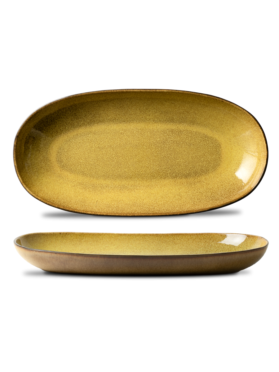 Small Oval platter  - Flower Seeds