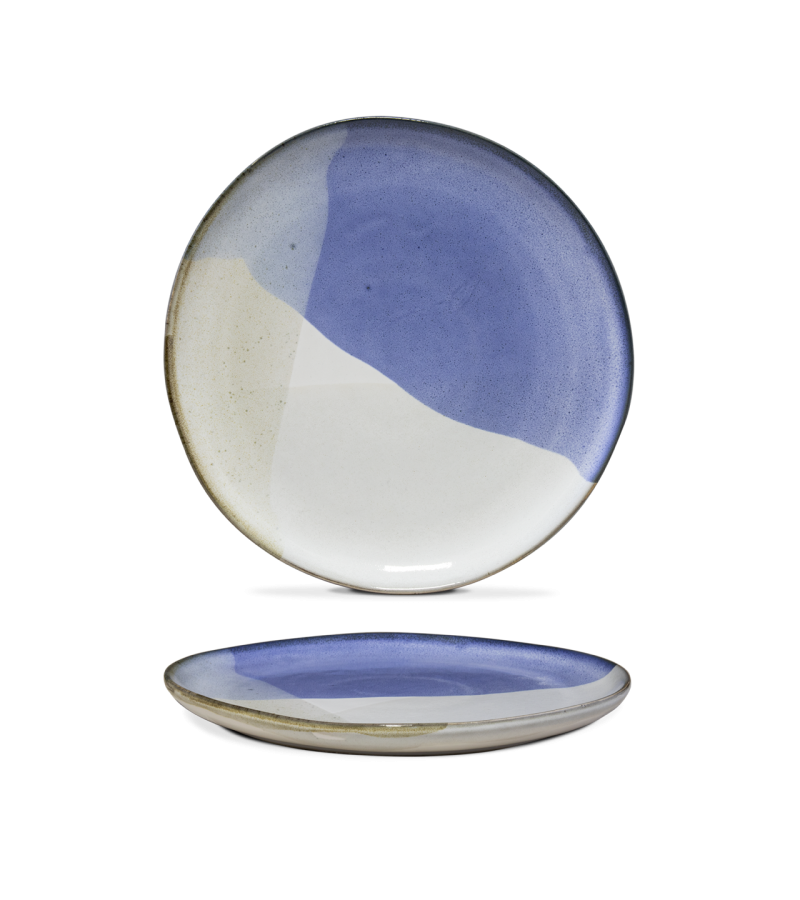 Prato Sobremesa - Salty Sea - terrafina ® stoneware by ceramirupe