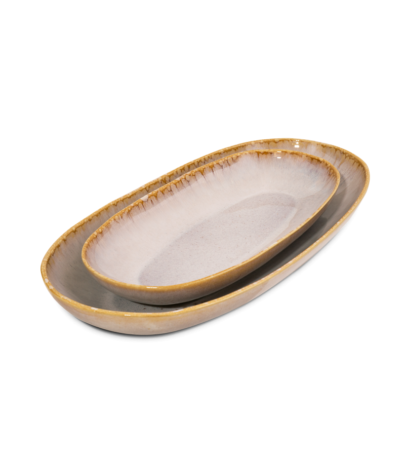 Oval Serving (2 Sizes) - Set of 2  - Amazonia