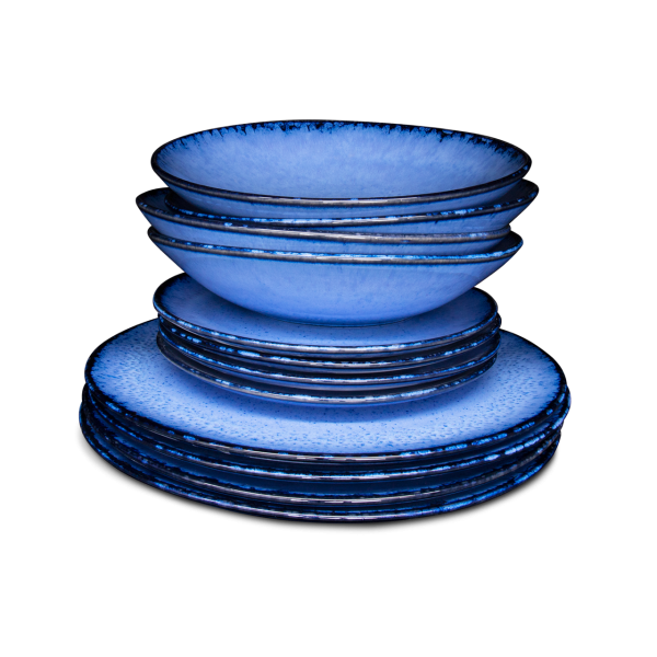 Set de 12 piezas con plato para pasta  - Amazonia