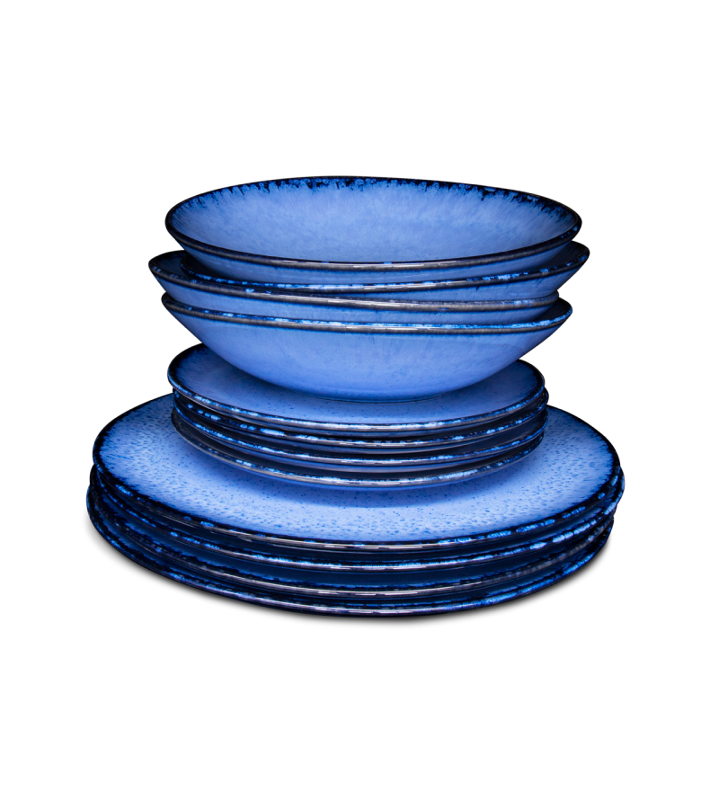 Set de 12 piezas con plato para pasta  - Amazonia