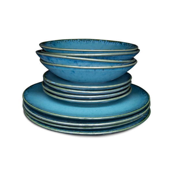12 Piece Set with Pasta Plate - Amazonia