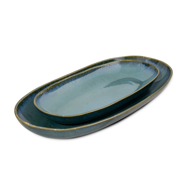 Oval Serving (2 Sizes) - Set of 2  - Amazonia