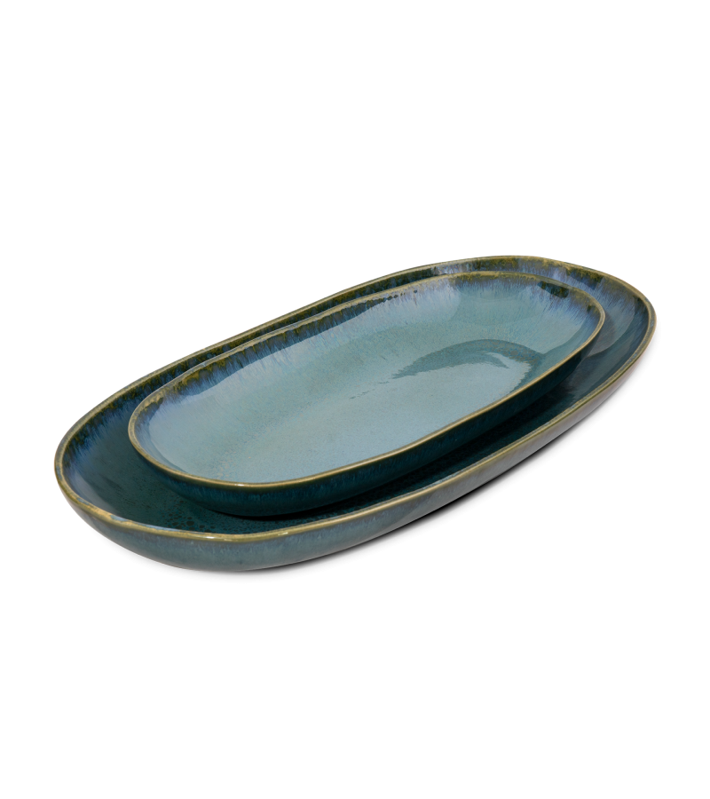Oval Serving (2 Sizes) - Set of 2  - Amazonia