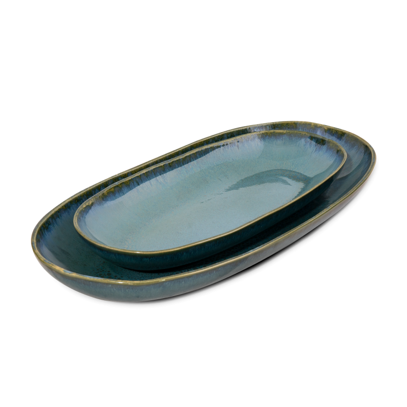 Oval Serving (2 Sizes) - Set of 2  - Amazonia