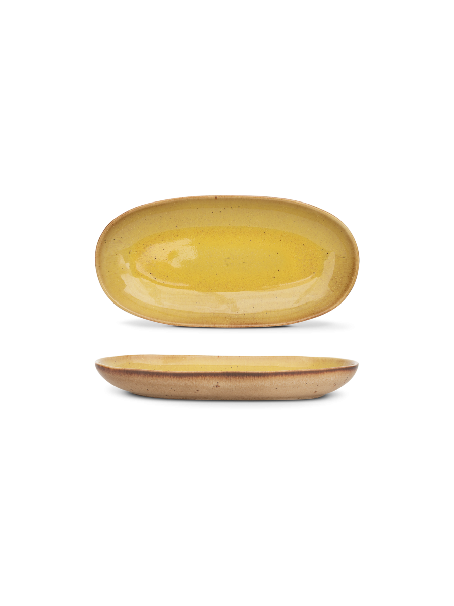 Travessa Oval Média - Flower Seeds