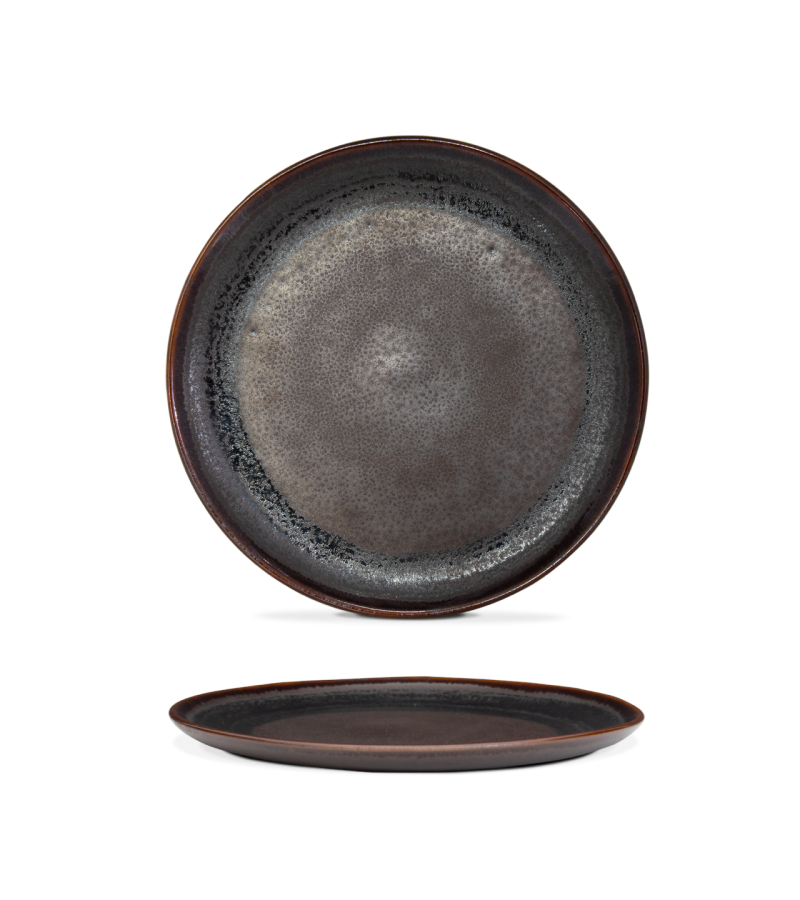 Prato Sobremesa - Coffee - terrafina ® stoneware by ceramirupe