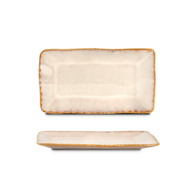 Assiette rectangulaire moyenne - Amazonia