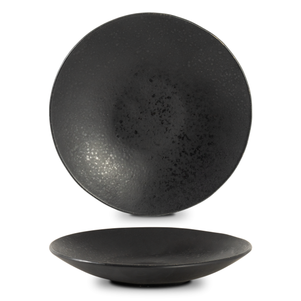 Large Pasta Plate - Black Stone