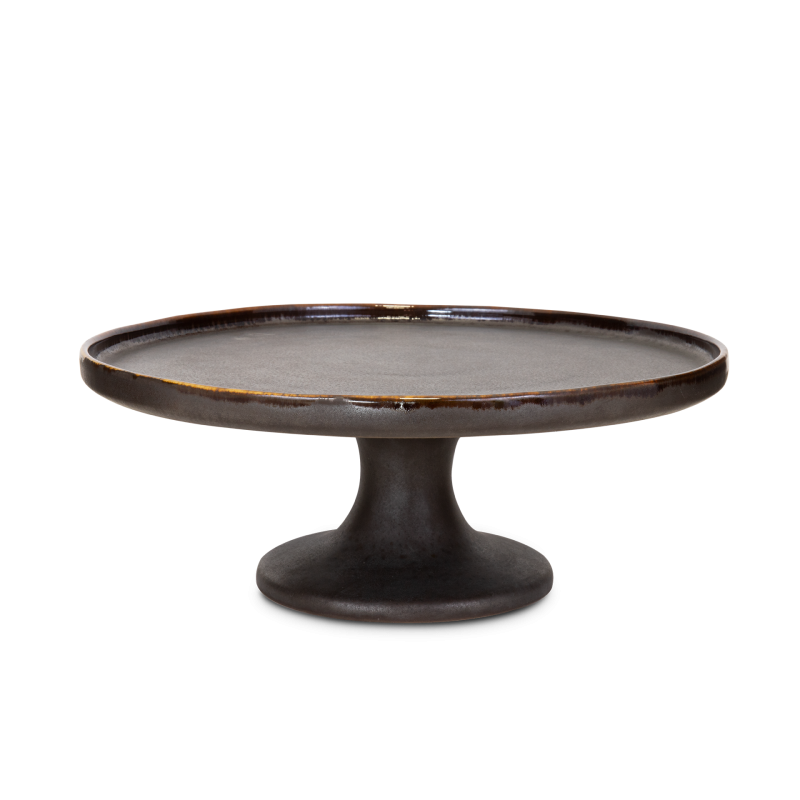 Prato para bolos - Coffee - terrafina ® stoneware by ceramirupe