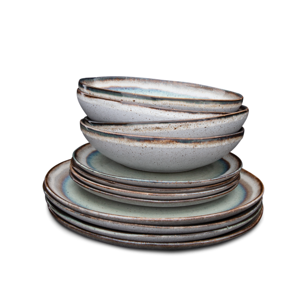 Conjunto 12 Peças com Prato Pasta - Sail - terrafina ® stoneware by ceramirupe