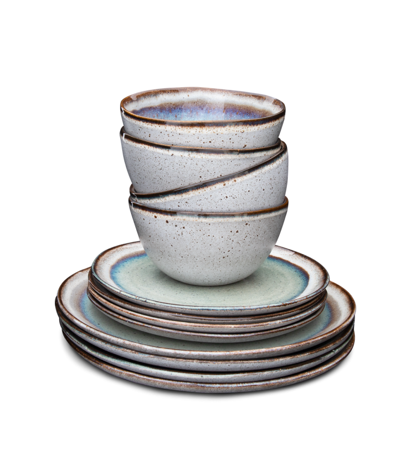 Conjunto 12 Peças com Taça Cereais - Sail - terrafina ® stoneware by ceramirupe