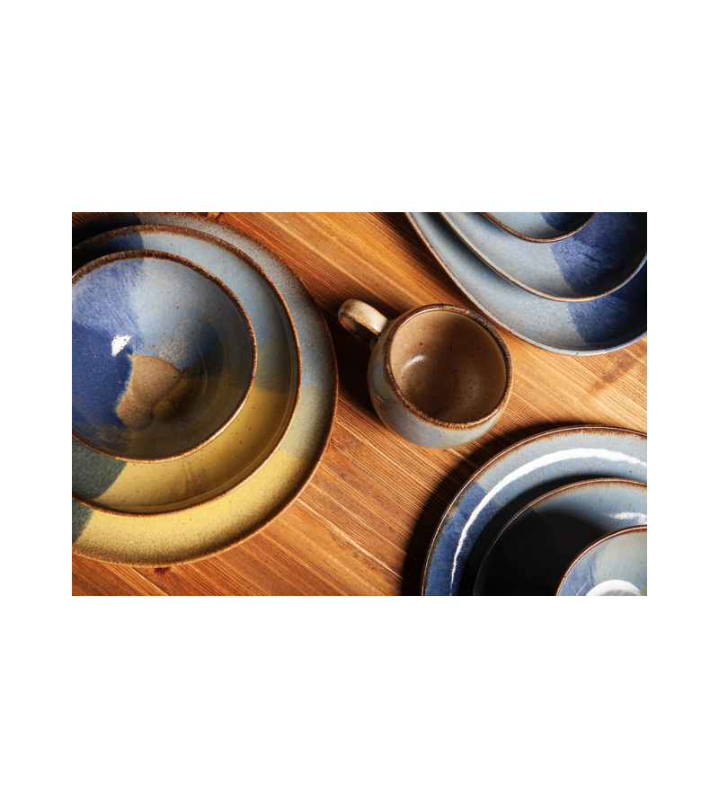 12 Piece Set with Pasta Plate - Corals