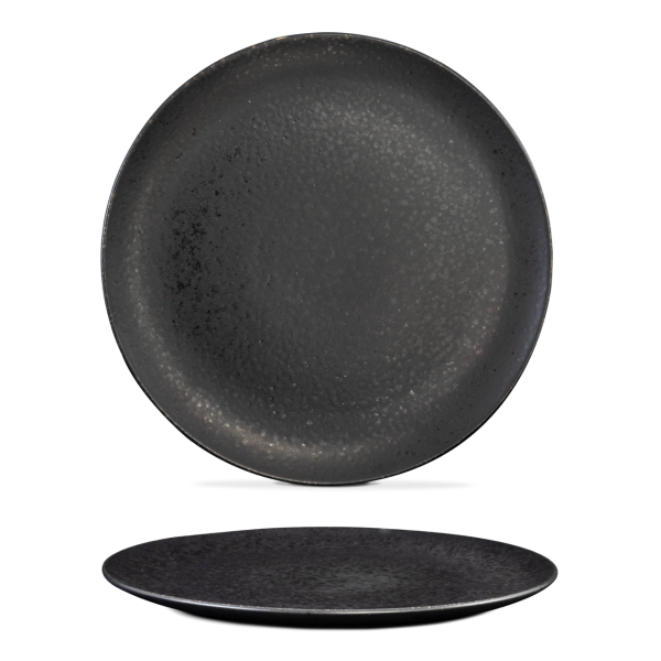 Prato Raso - Black Stone - terrafina ® stoneware by ceramirupe
