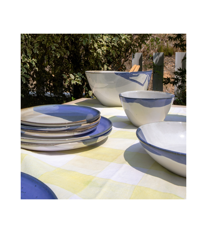 12 Piece Set with Pasta Plate - Salty Sea