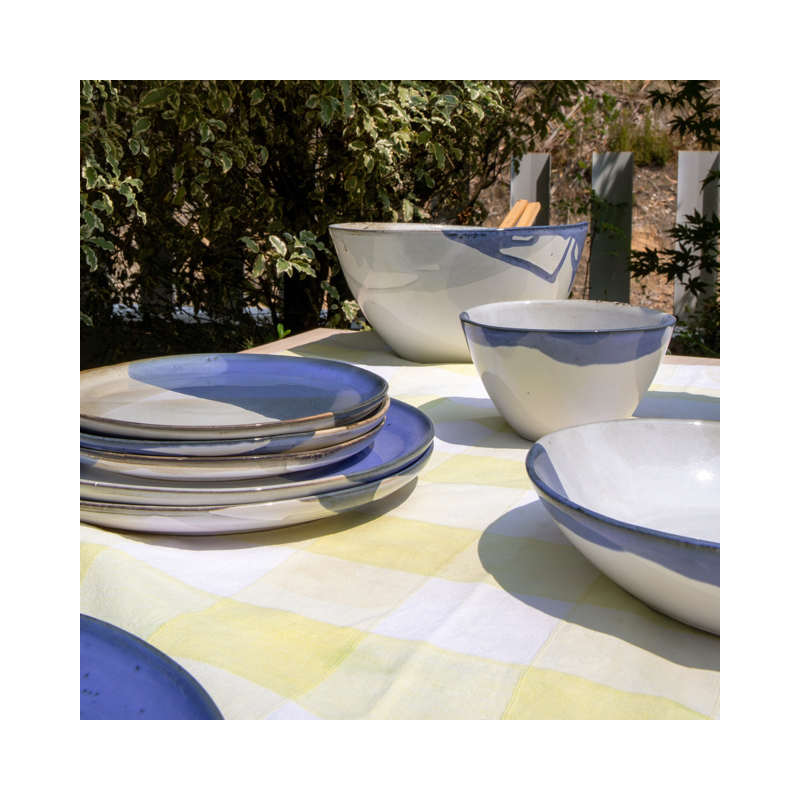 12 Piece Set with Pasta Plate - Salty Sea